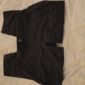 Athleta Charcoal Activewear Cropped Pants Nylon Spandex Blend Sz 14 Preloved